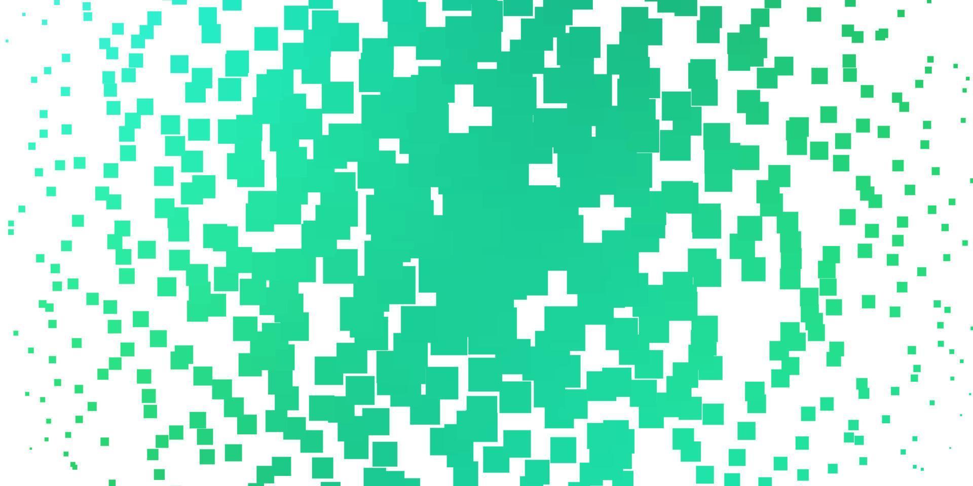 Light Green vector backdrop with rectangles.