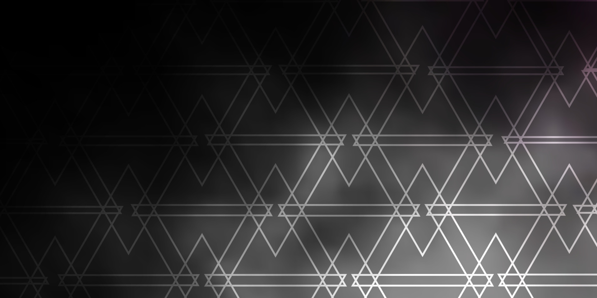 Dark Gray vector background with polygonal style. 13831427 Vector Art