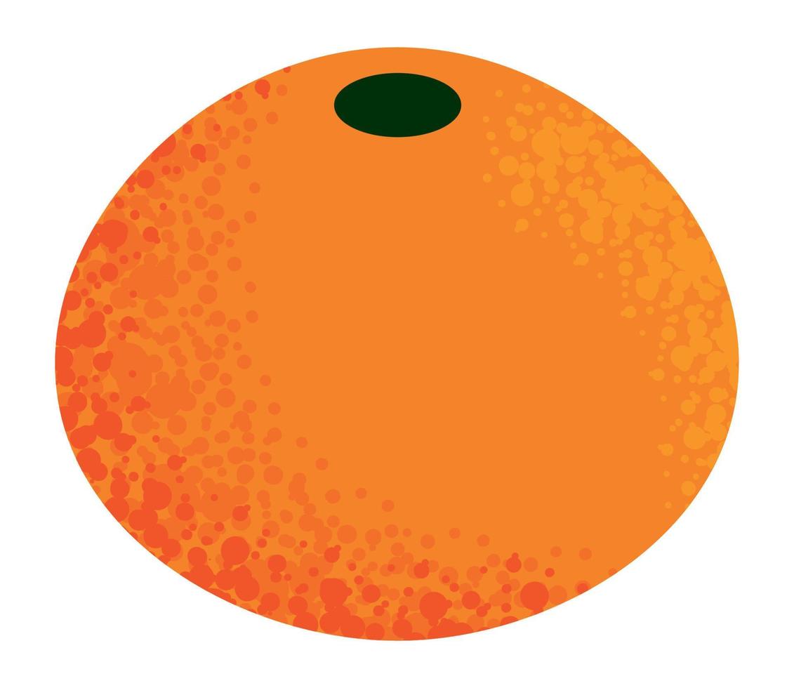 tangerine fruit icon vector