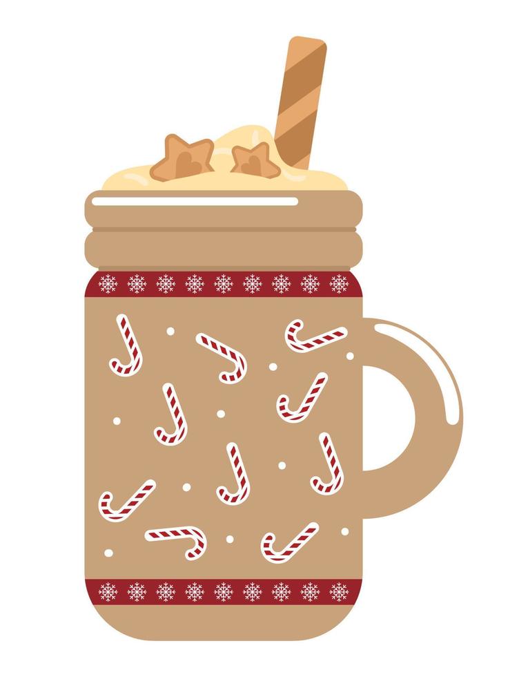 sweet hot cocoa vector