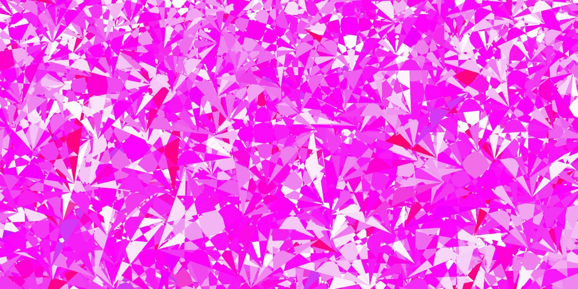 Light Purple, Pink vector layout with triangle forms.