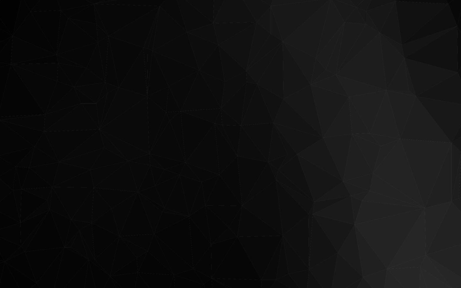 Dark Silver, Gray vector polygon abstract backdrop.