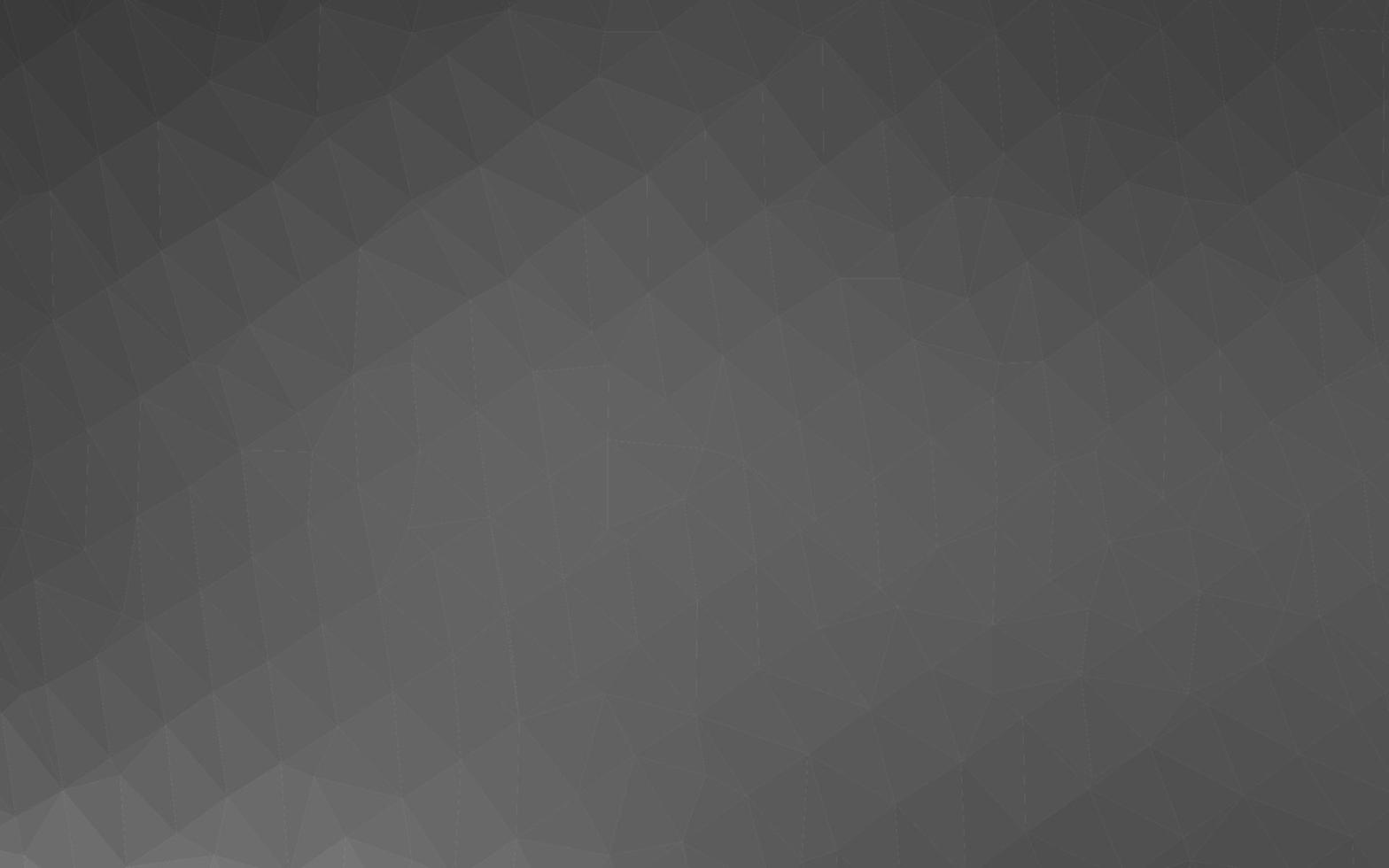 Dark Silver, Gray vector low poly cover.