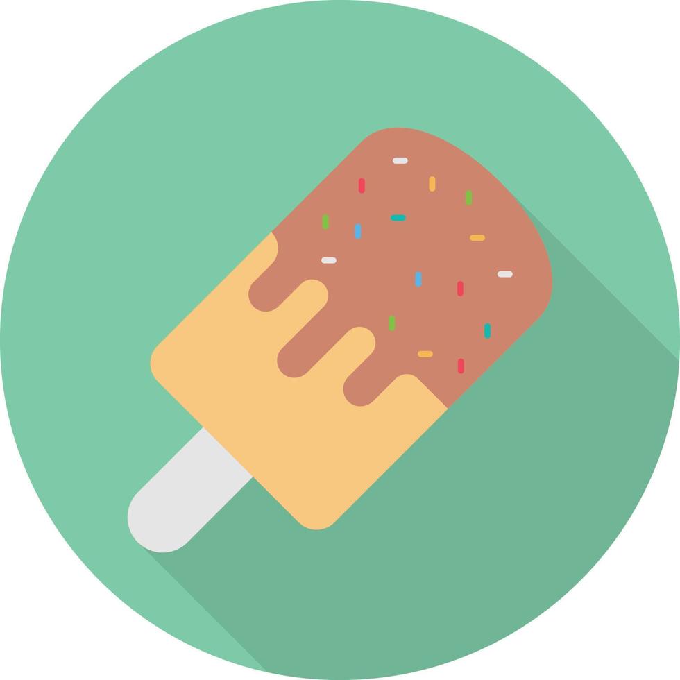 ilustración de vector de helado en un fondo. símbolos de calidad premium. iconos vectoriales para concepto y diseño gráfico.