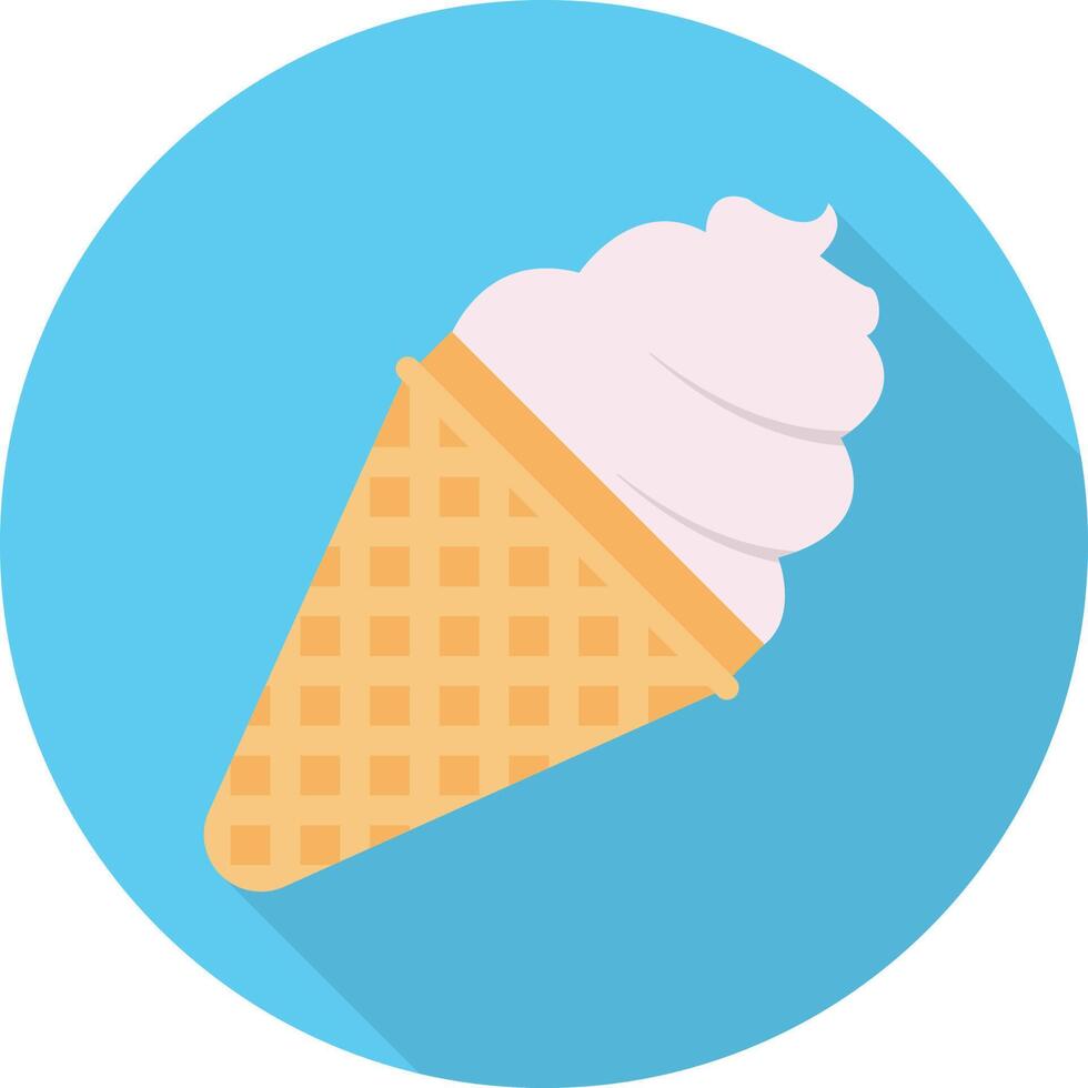 ilustración de vector de helado en un fondo. símbolos de calidad premium. iconos vectoriales para concepto y diseño gráfico.