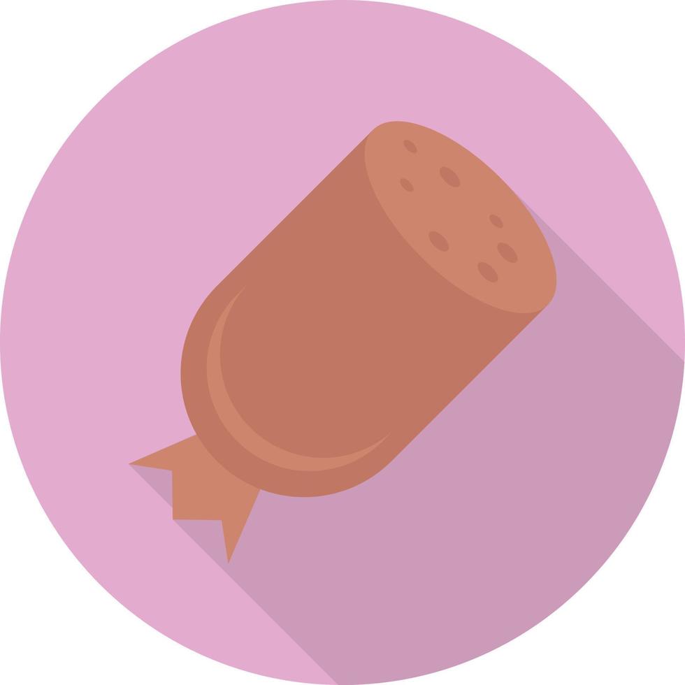 ilustración vectorial de hot dog en un fondo. símbolos de calidad premium. iconos vectoriales para concepto y diseño gráfico. vector