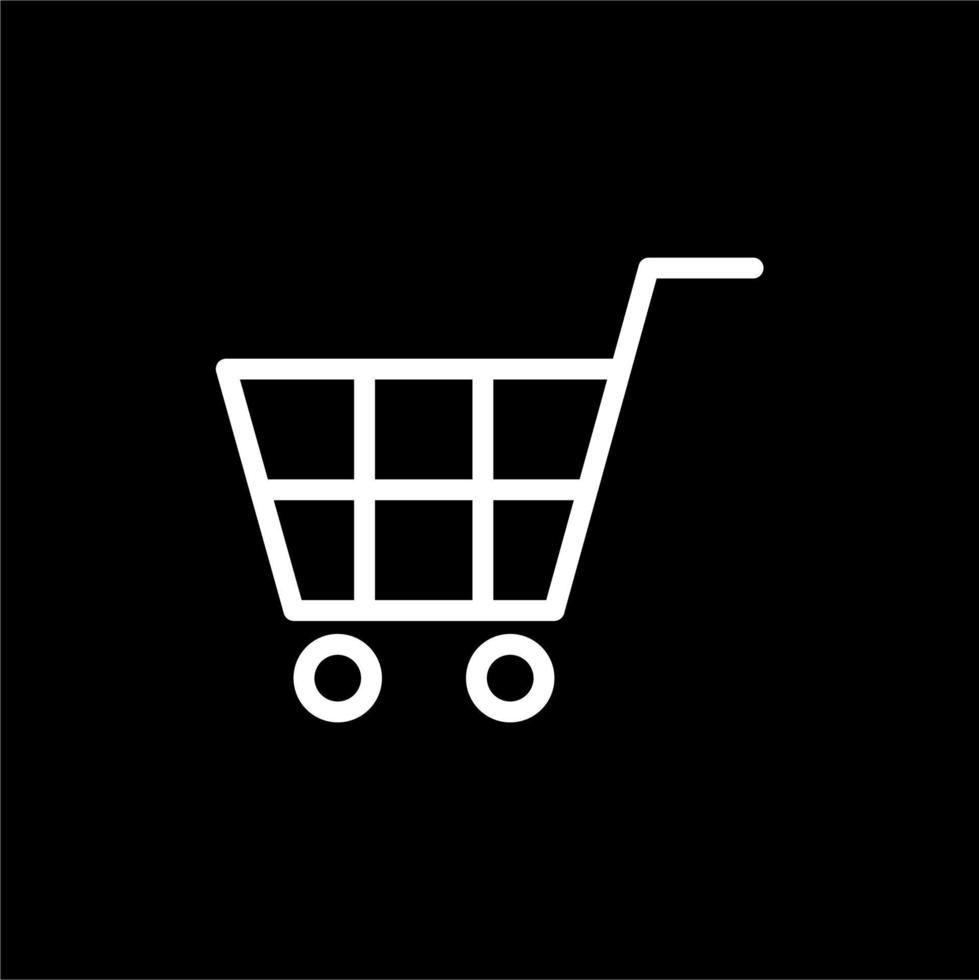 Trolley Sign for Icon Symbol, Pictogram, Logo, Website, Apps, Art Illustration or Graphic Design Element. Vector Illustration