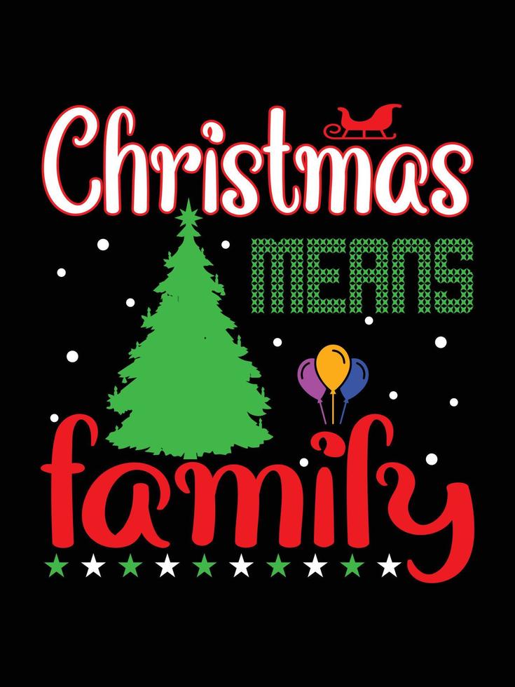 Christmas lettering typography apparel Vintages christmas tshirt design christmas merchandise designs vector