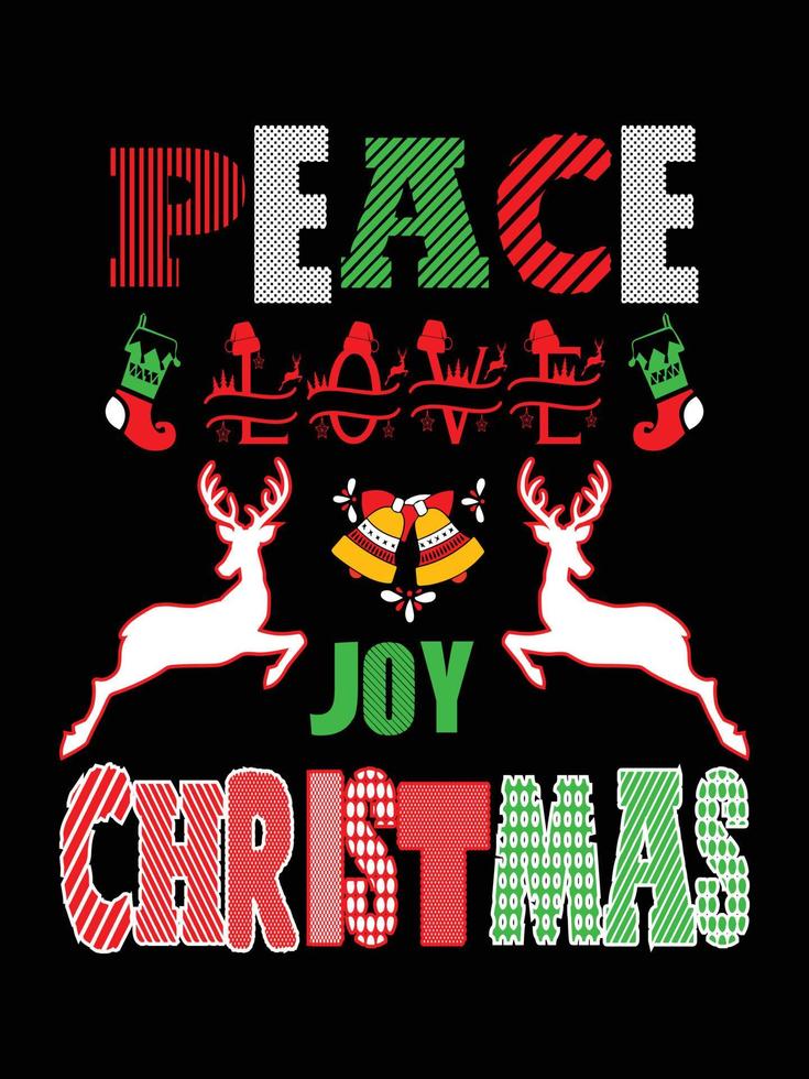 letras de navidad tipografía prendas de vestir añadas diseño de camiseta de navidad diseños de mercancías de navidad vector