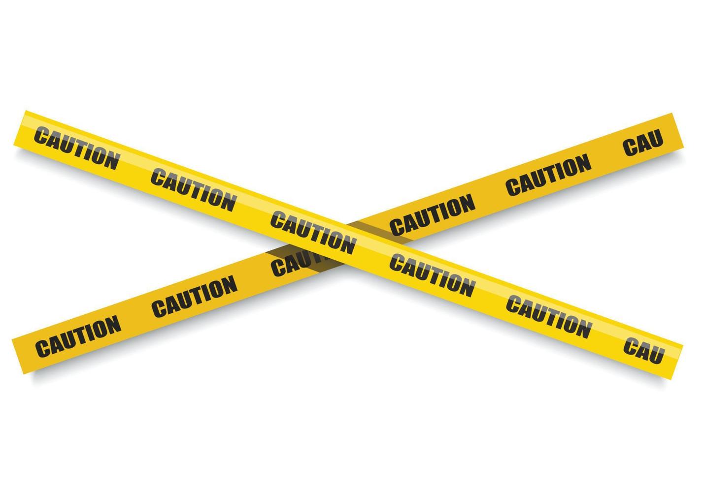 warning tape official crime and danger tapes vector illustration