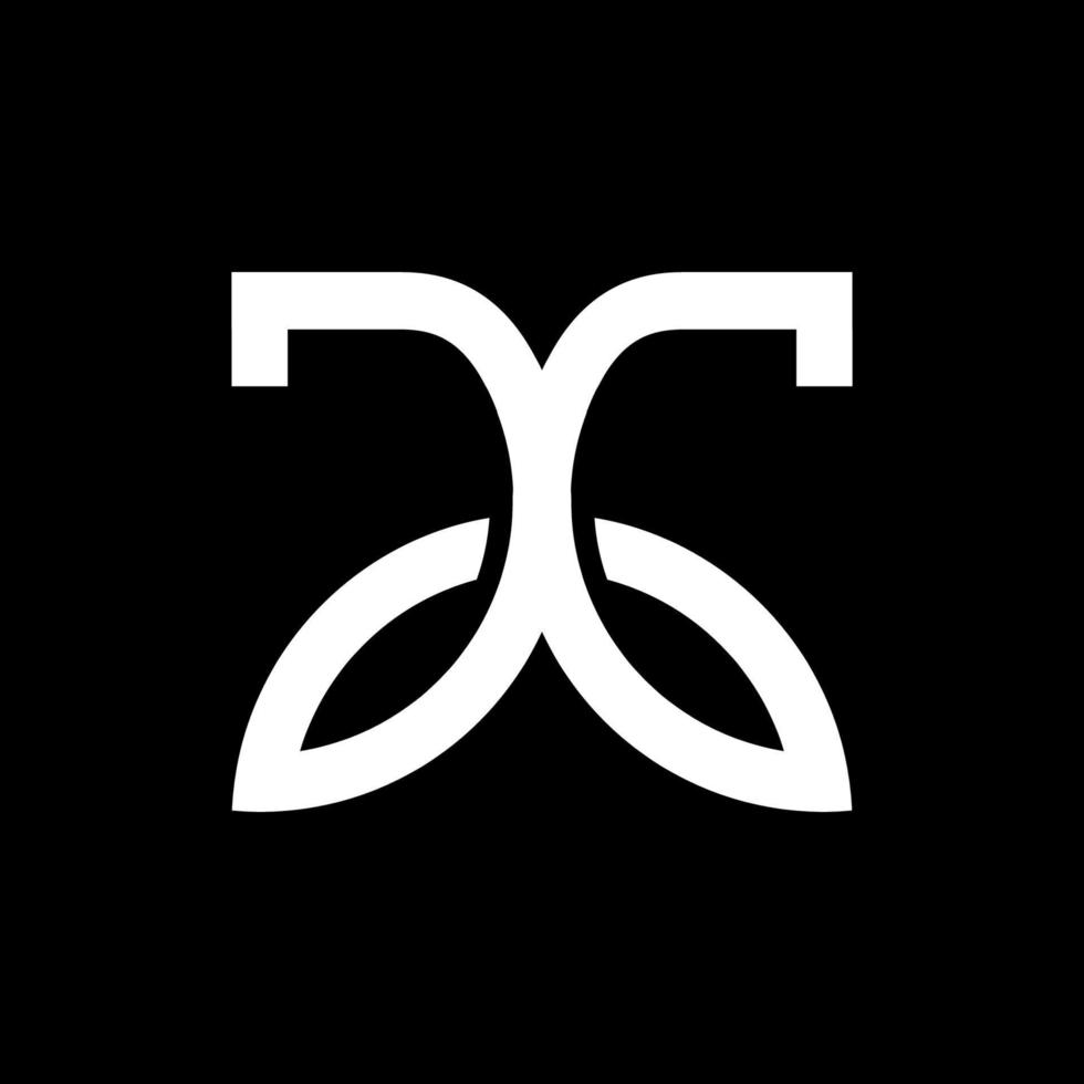 DC Leaf Logo Vector Art simple design