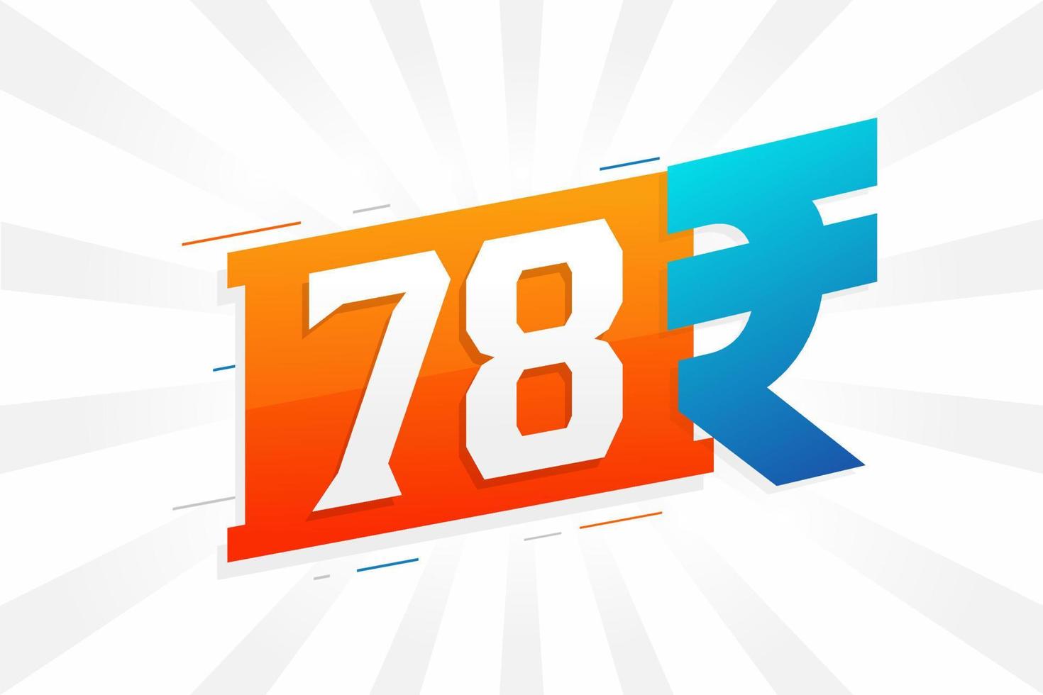 78-rupee-symbol-bold-text-vector-image-78-indian-rupee-currency-sign