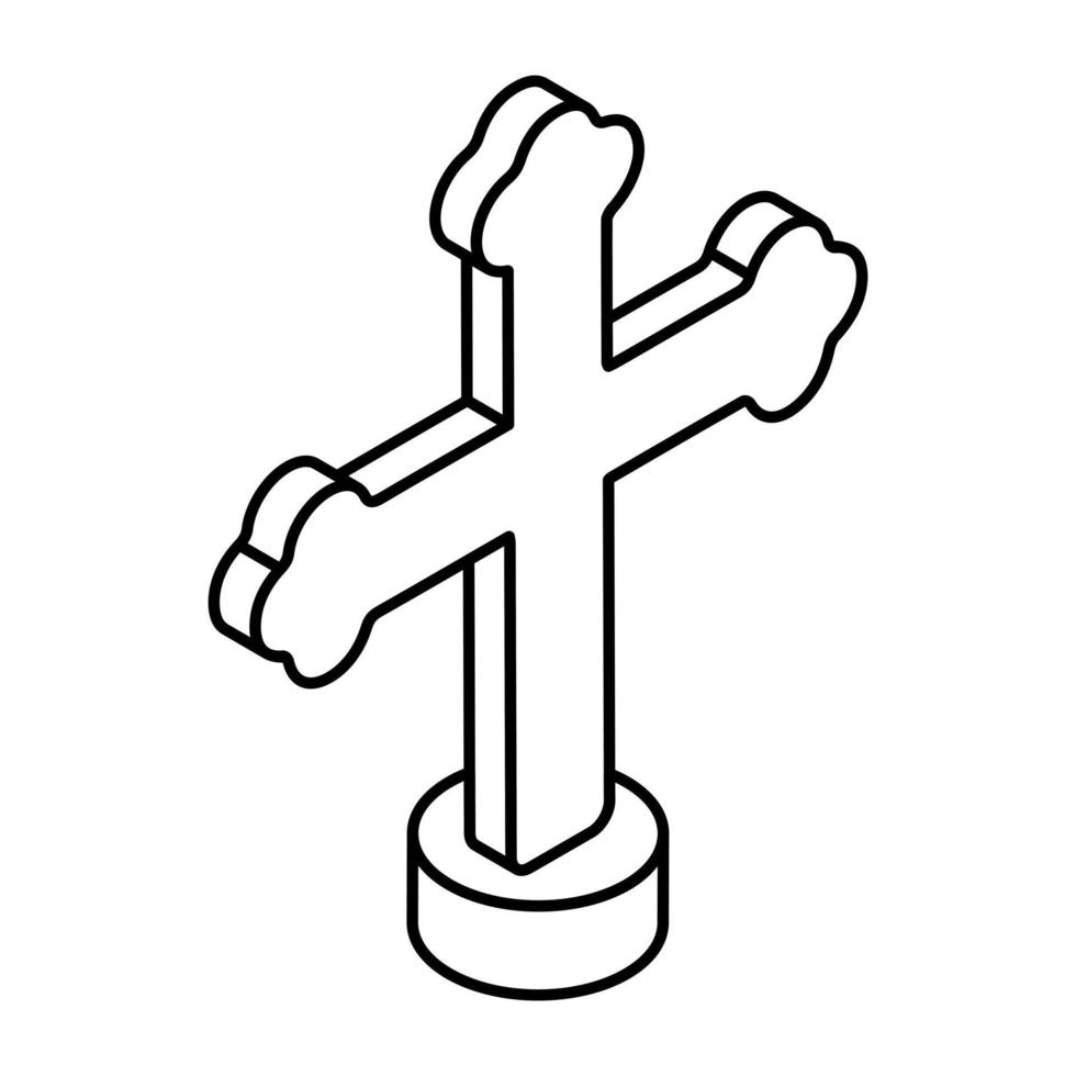 Premium download icon of catholic sign vector