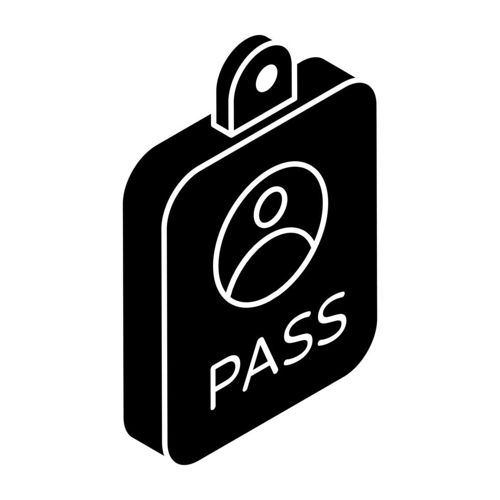 Premium download icon of id card vector
