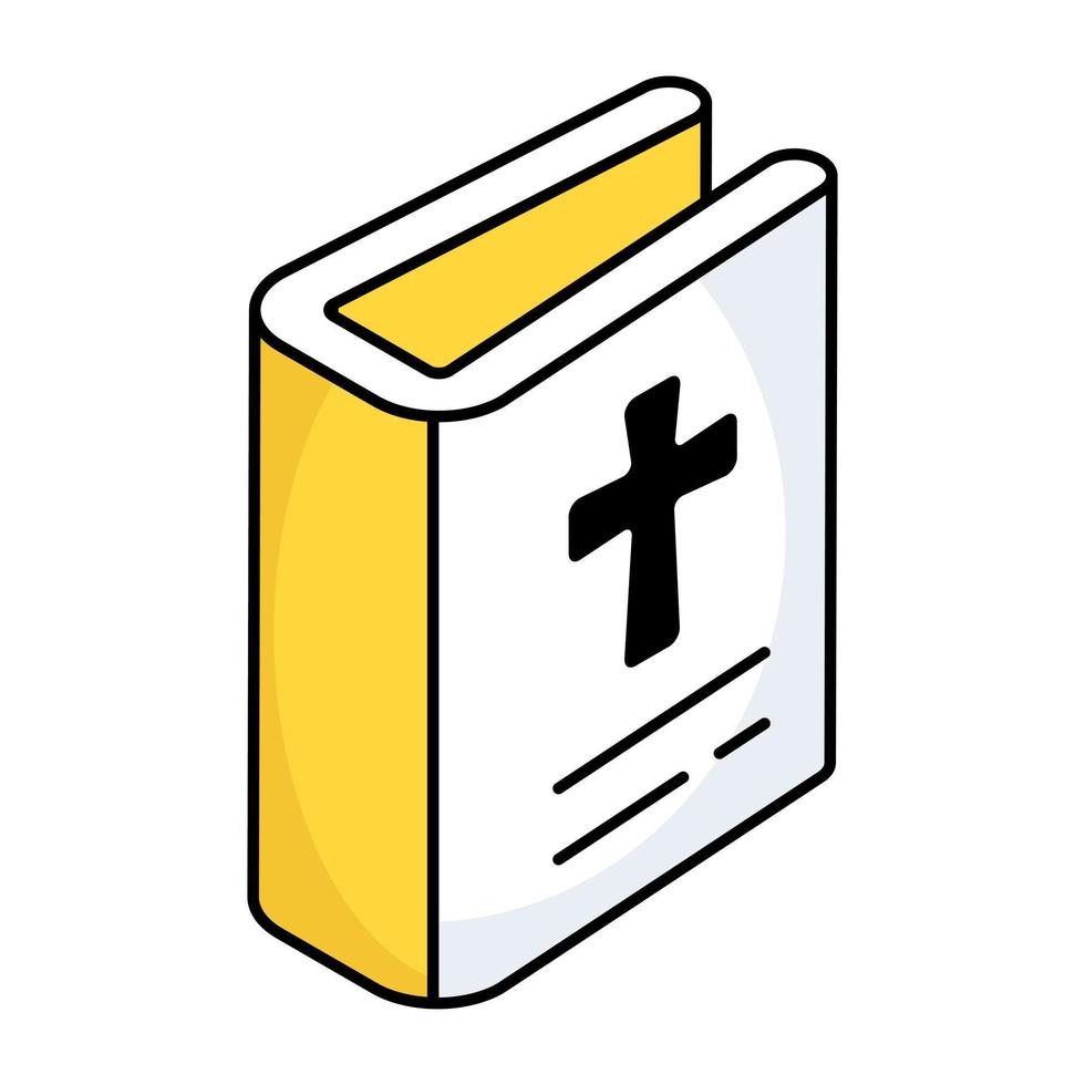 Vector design of bible, holy book