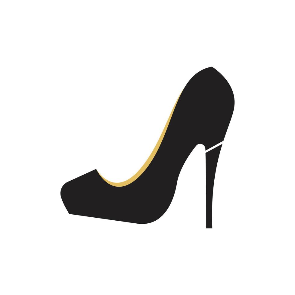 high heels logo vector