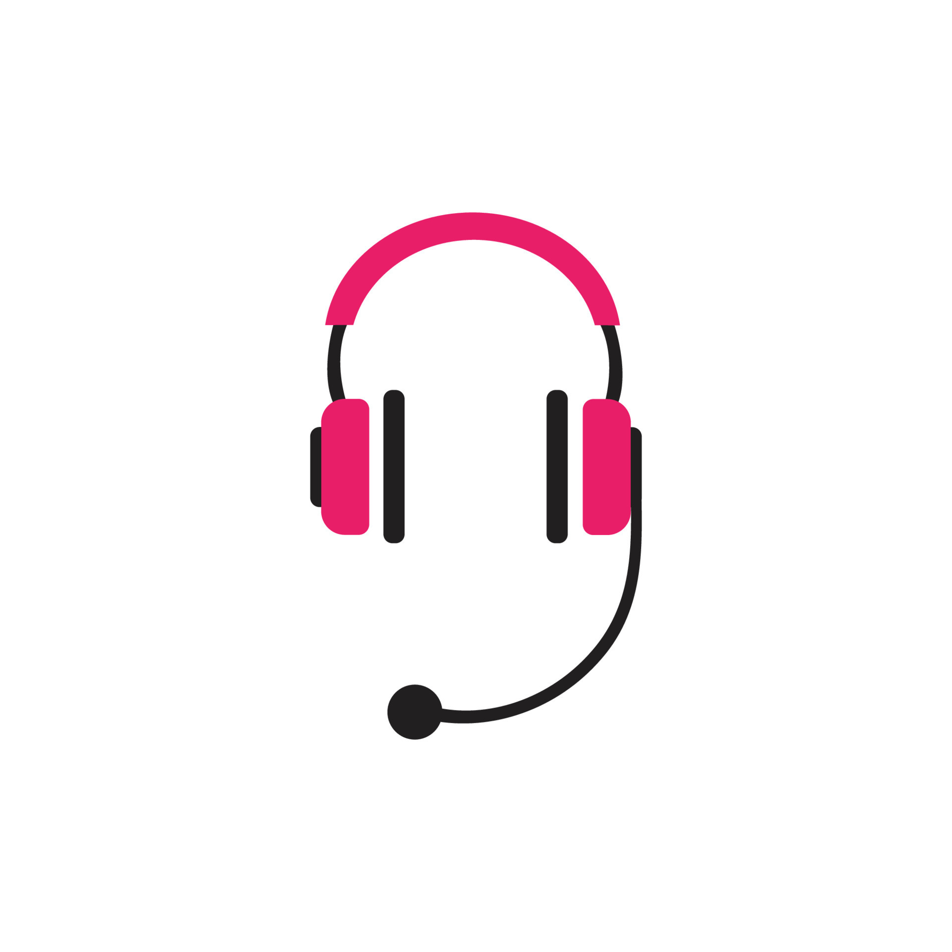 headphone logo vector 13833906 Vector Art at Vecteezy