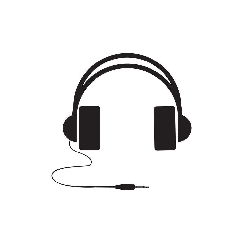 headphone logo  vector