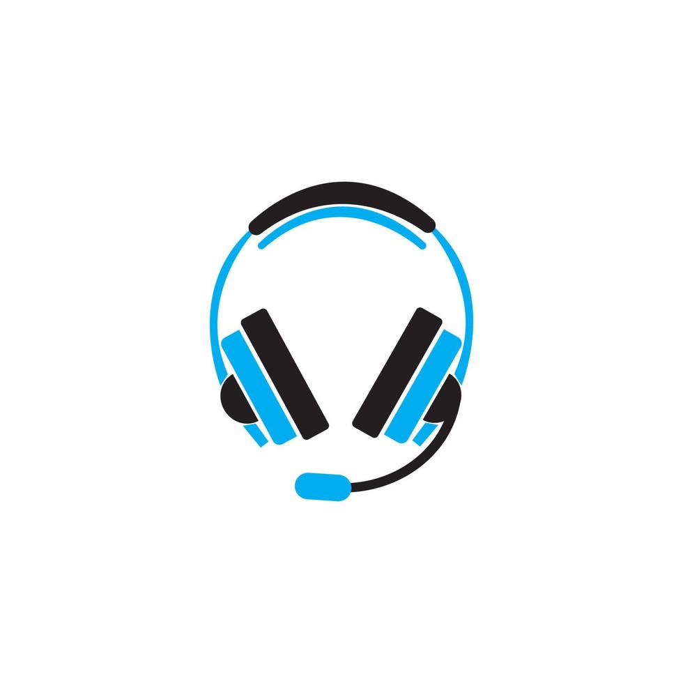 headphone logo  vector