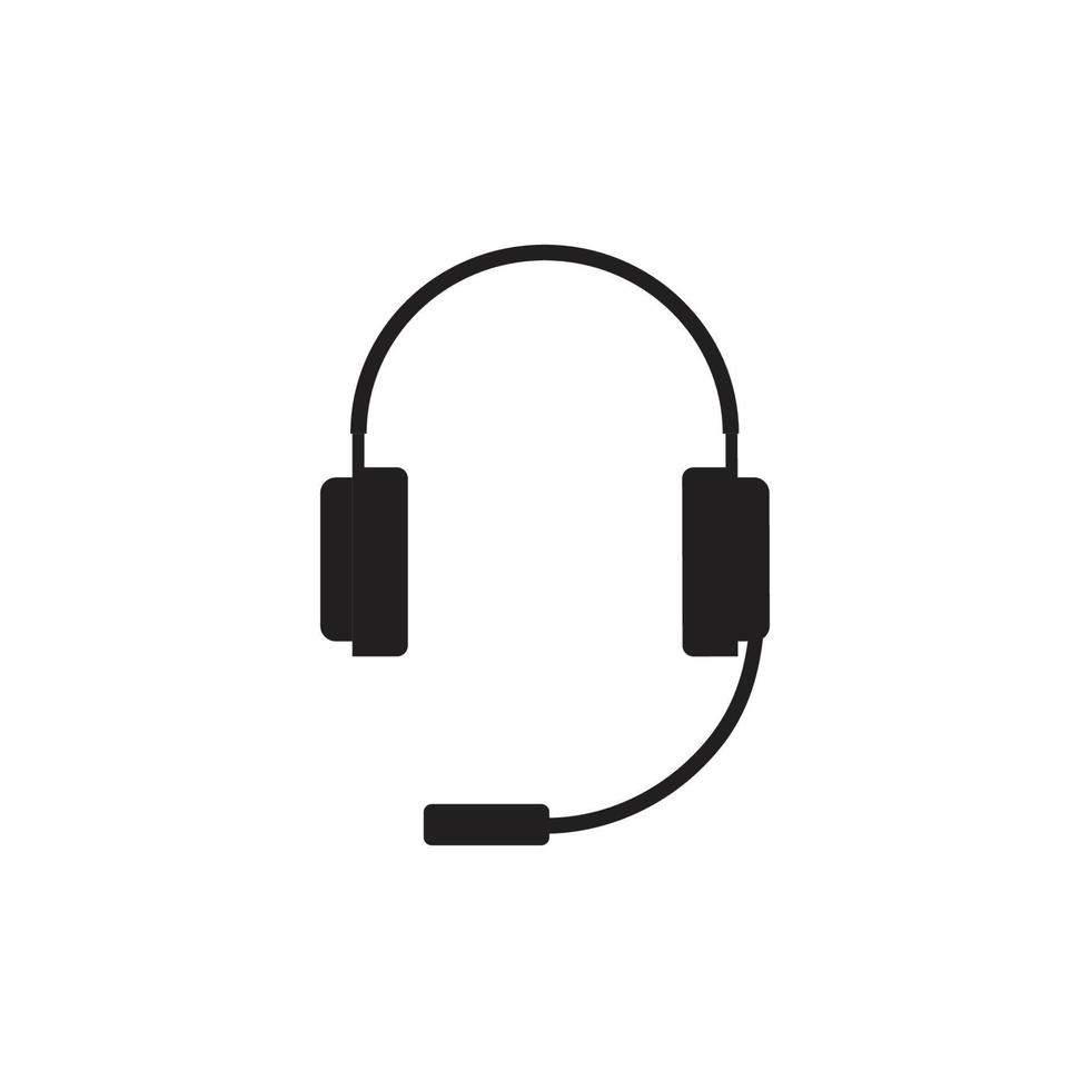 headphone logo  vector