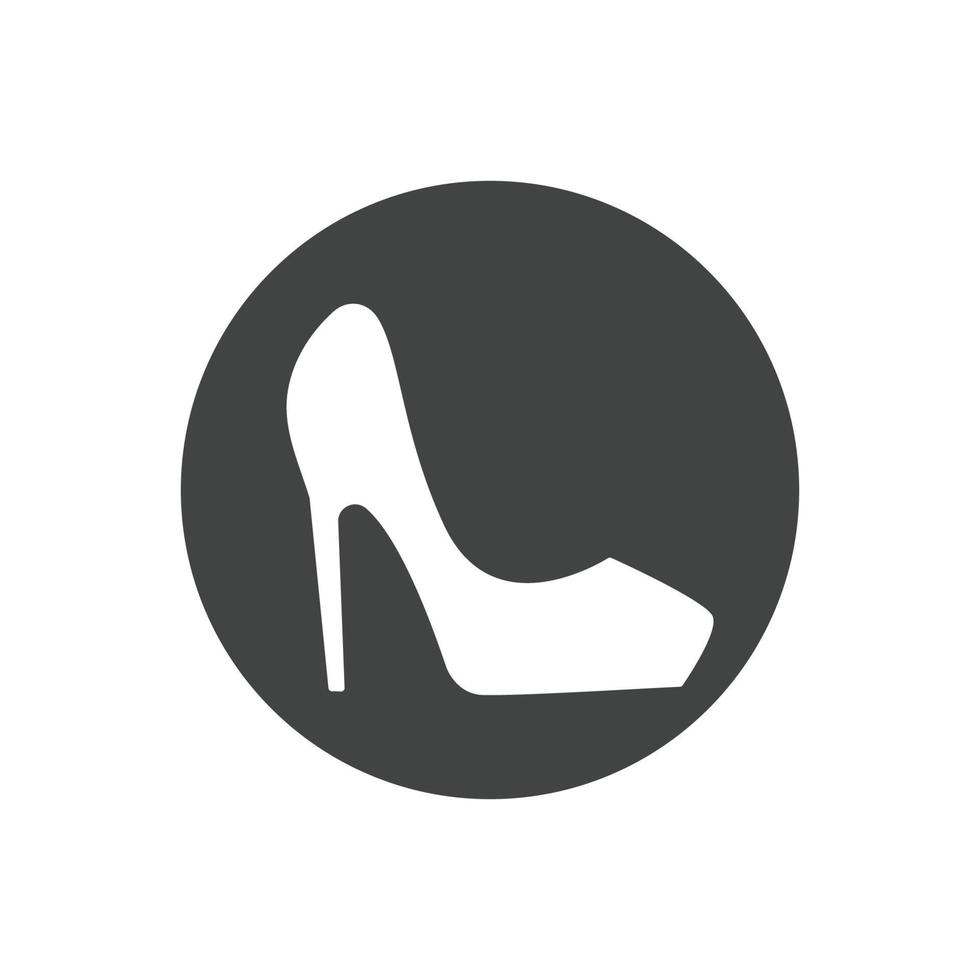 logotipo de tacones altos vector