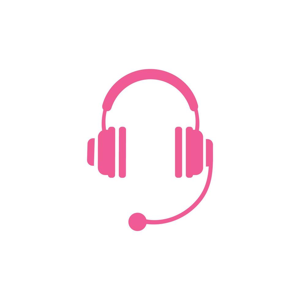 headphone logo  vector