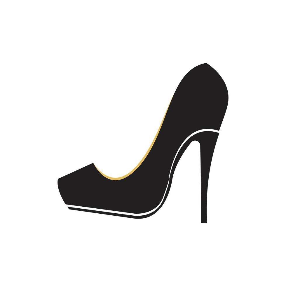 logotipo de tacones altos vector