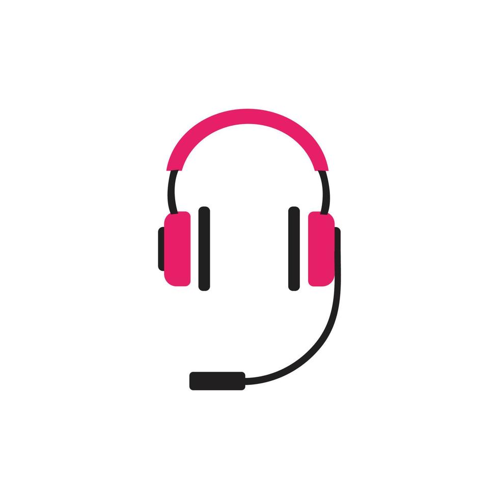 headphone logo  vector