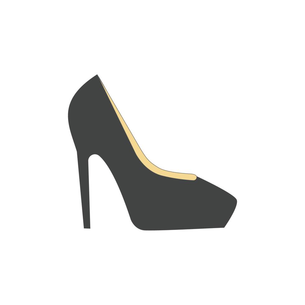 high heels logo vector