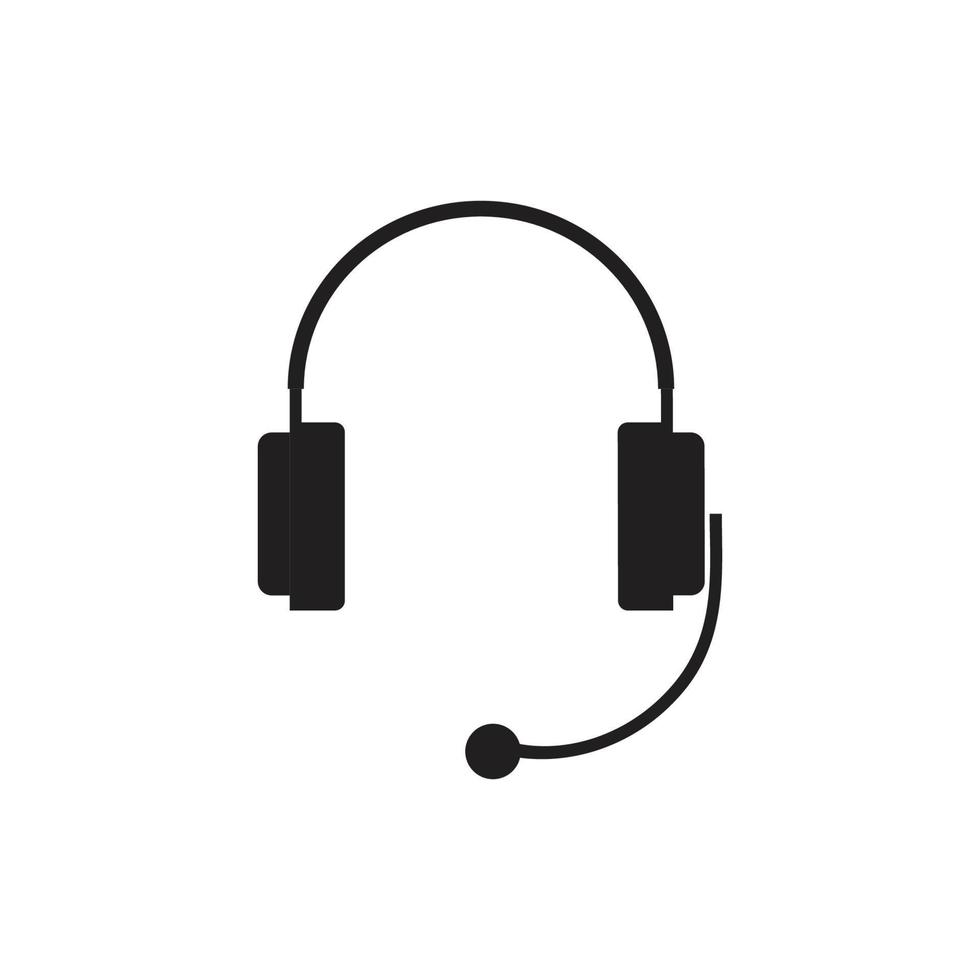 headphone logo  vector