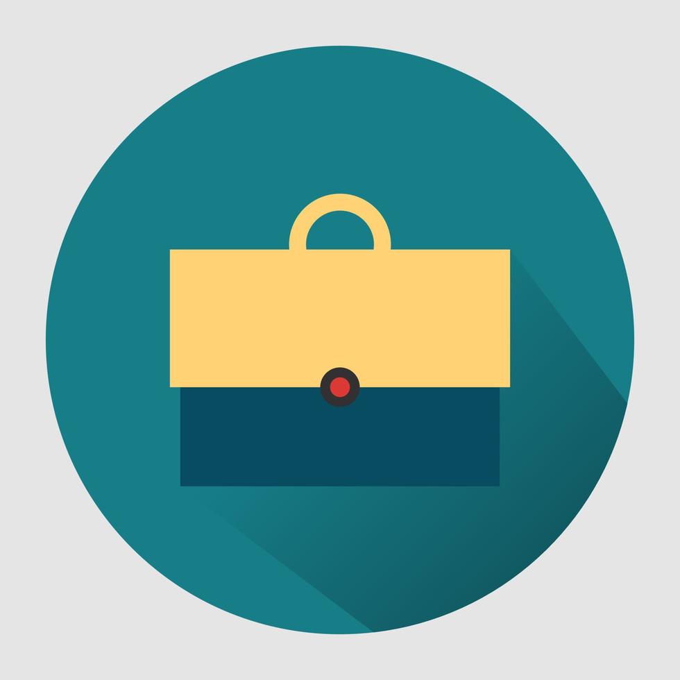 colorful business briefcase icon, icon business bag,colorful baggage hand bag,colorful bag design illustration background vector icon