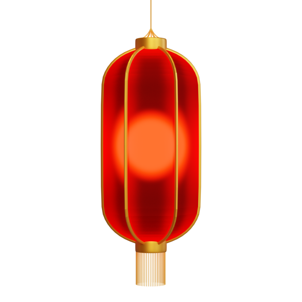 Chinatown lantaarn 3d element png