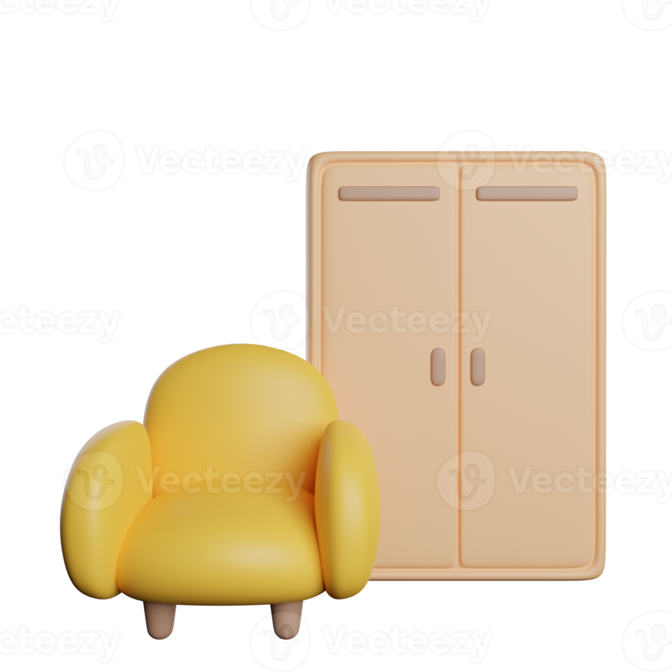 Furniture Chair And Cupboard png