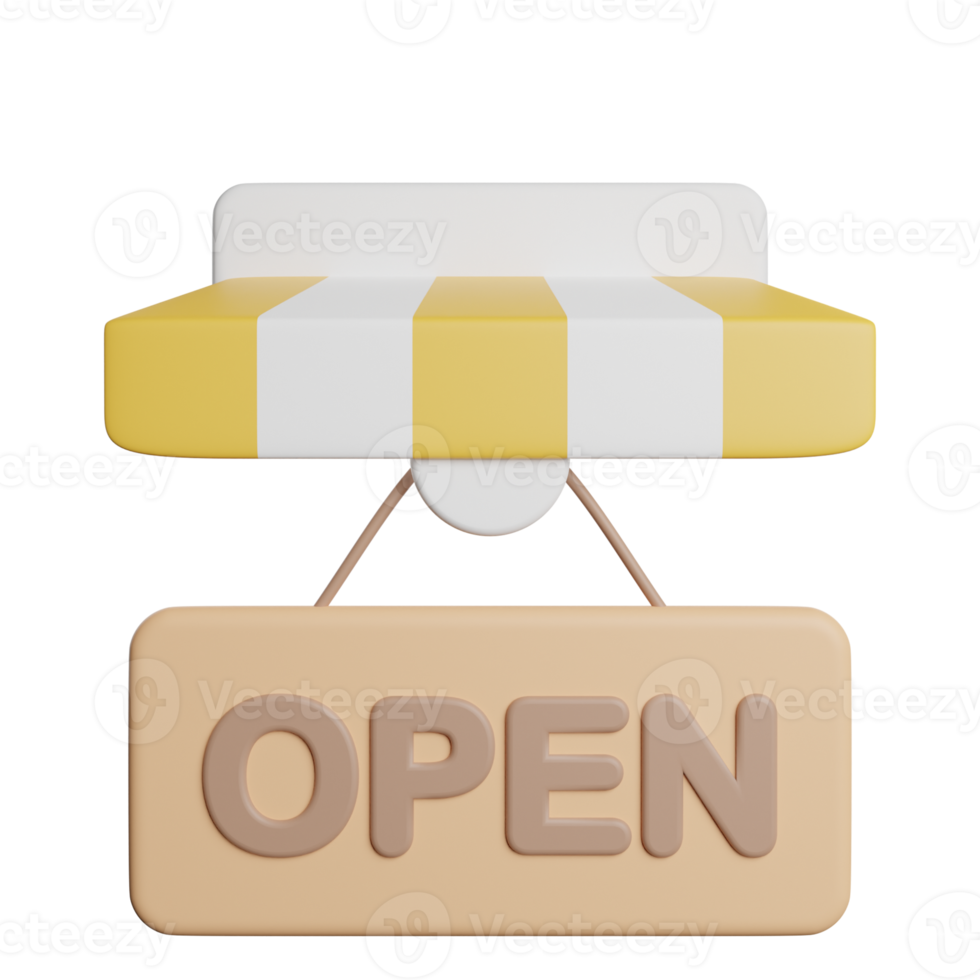 Open Store Sign png