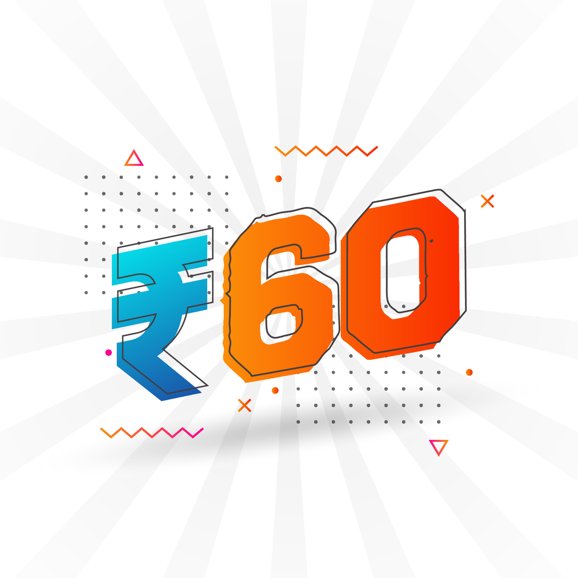 60-indian-rupee-vector-currency-image-60-rupee-symbol-bold-text-vector