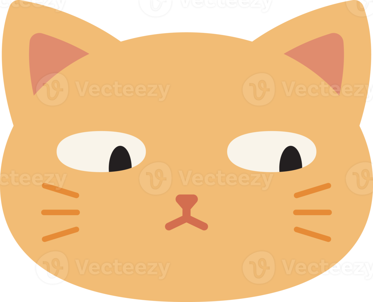 Simple Cat Expression png