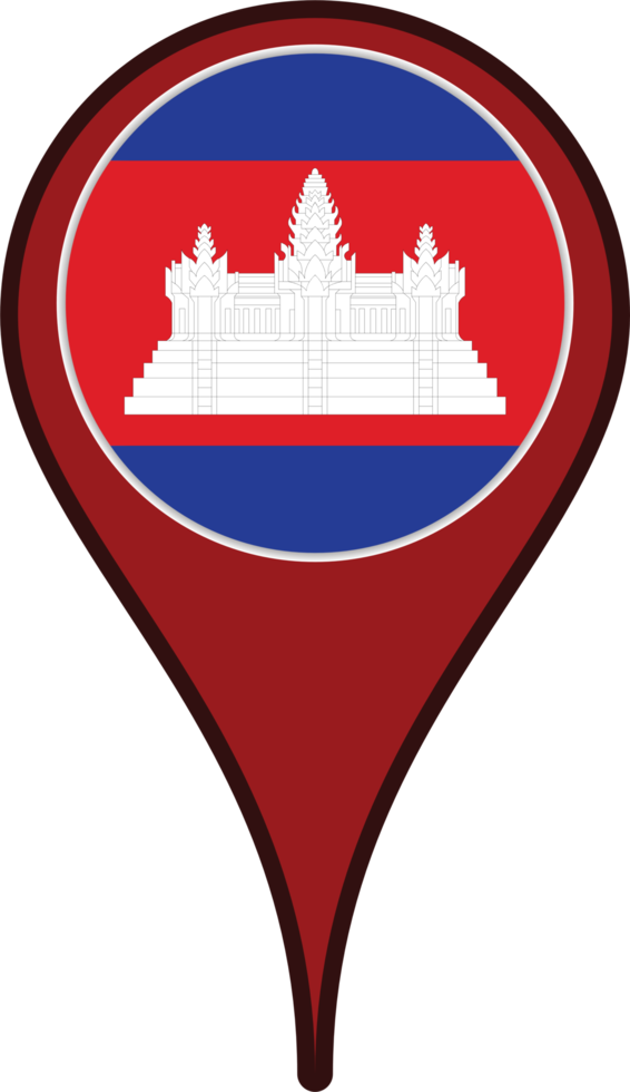 Kambodscha-Pin-Symbol png