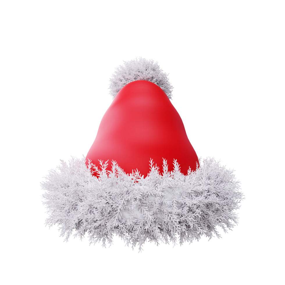Christmas 3d element hat png