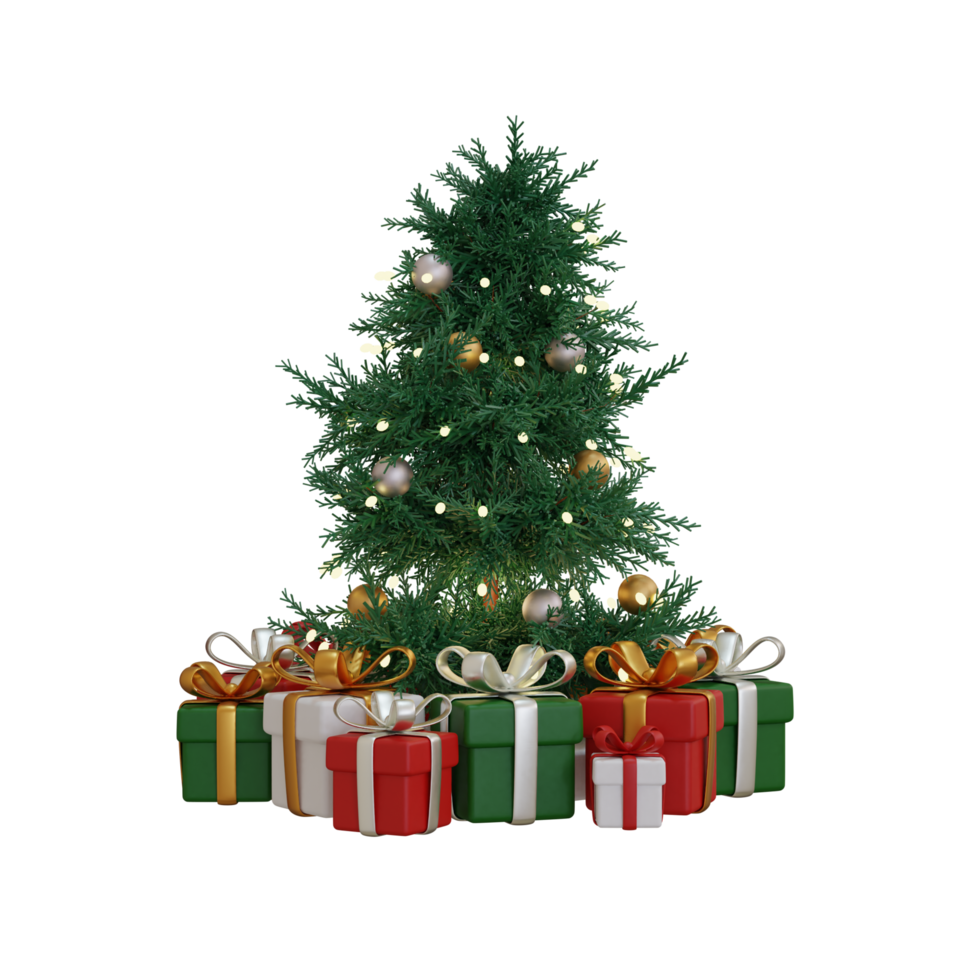 Weihnachtsbaum 3D-Element png