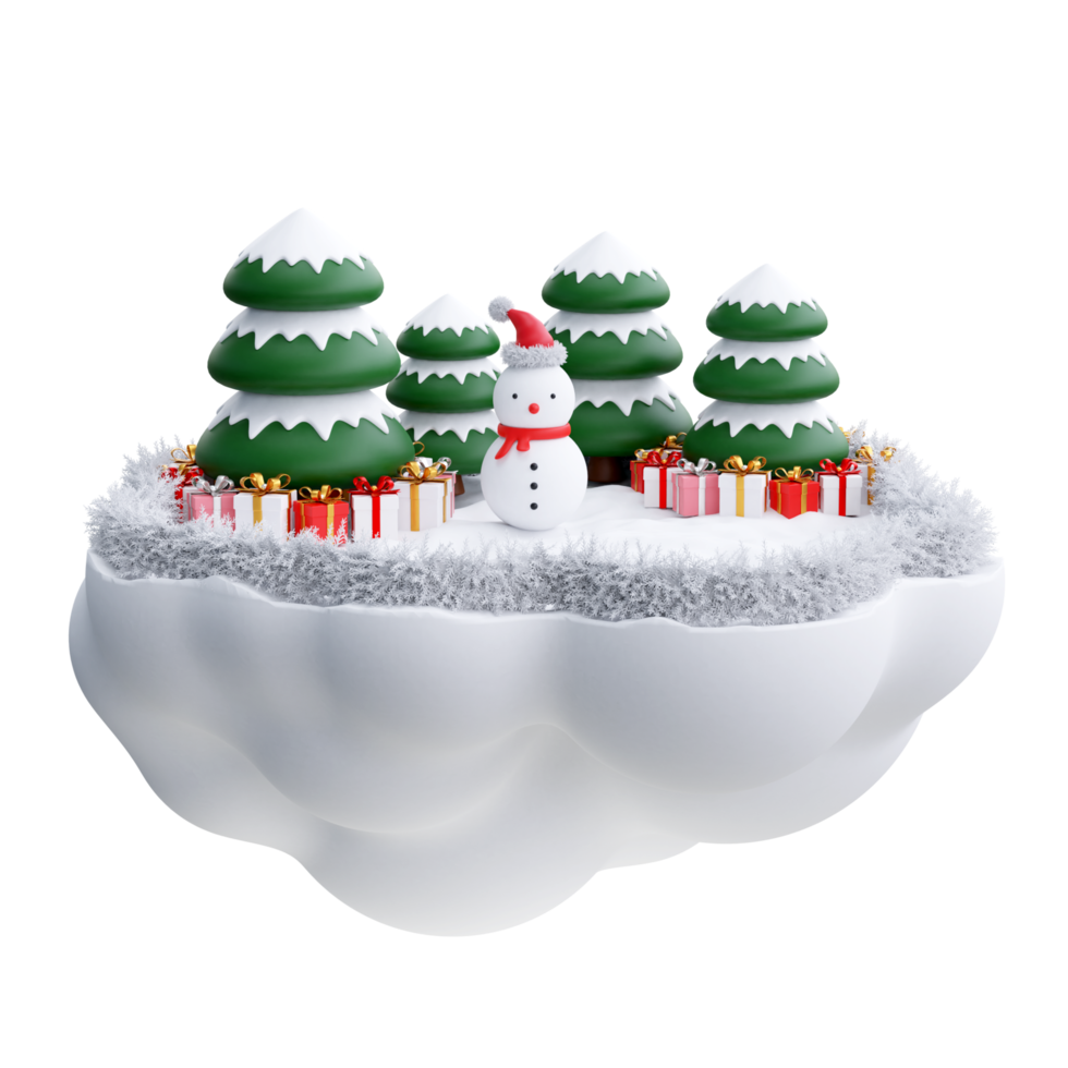 Kerstmis 3d element png