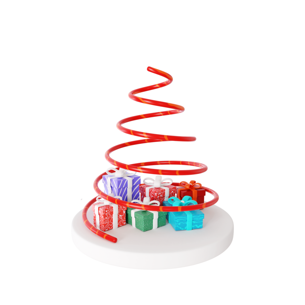 adorno de navidad 3d png