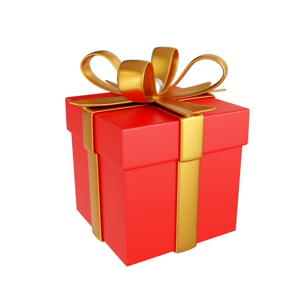 weihnachten 3d element geschenkbox png