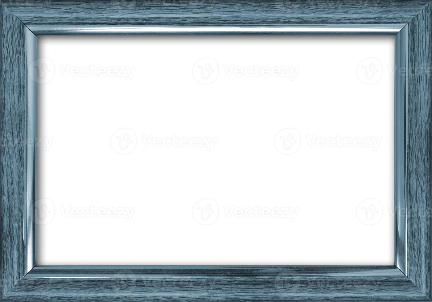 Empty picture frame with a free place inside, isolated on white photo