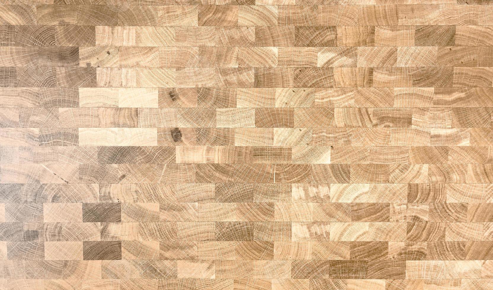 background and texture of cross section on oak wood furniture surface photo