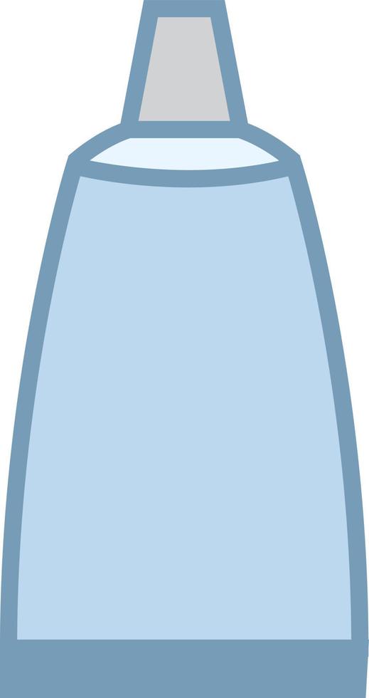 New toothpaste, illustration, vector on white background.