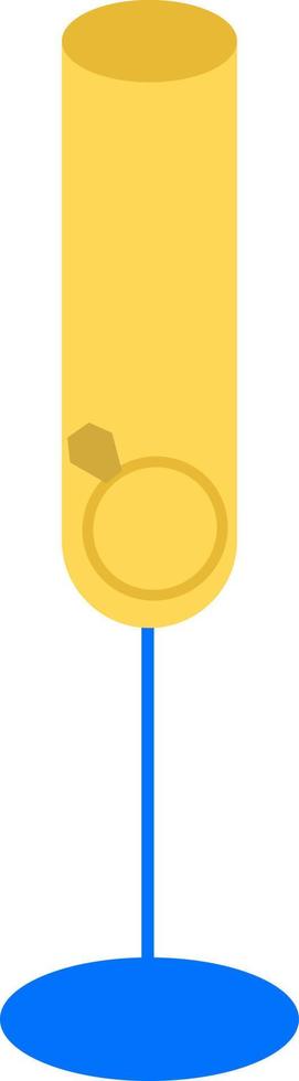 Love champagne, illustration, vector on a white background.