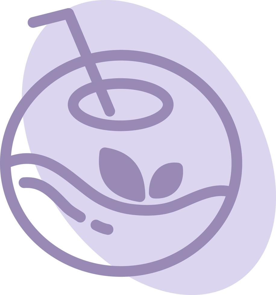 Spa drink, illustration, vector, on a white background. vector