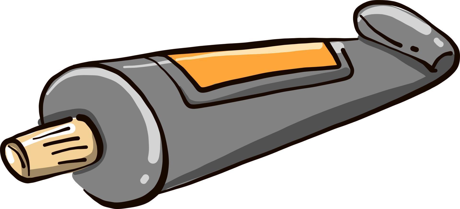 Paint in a tube ,illustration,vector on white background vector