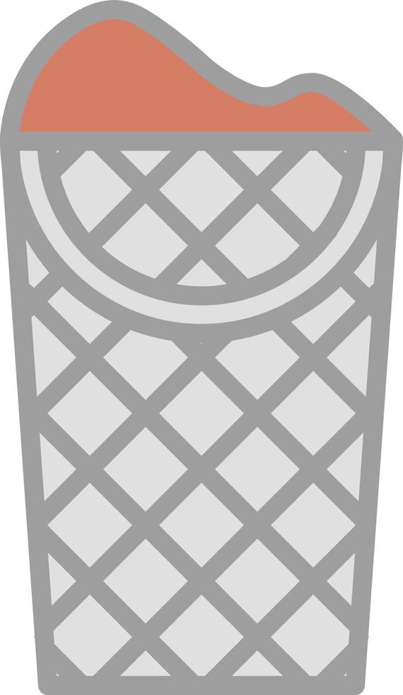 Laundry basket, illustration, on a white background. vector