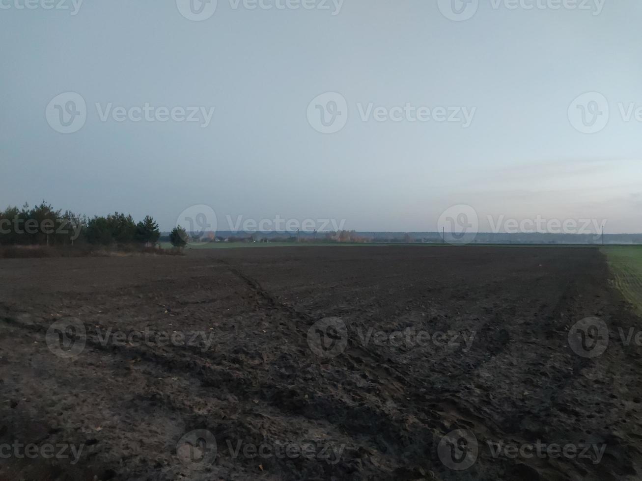 Morning and night panorama of dawn photo